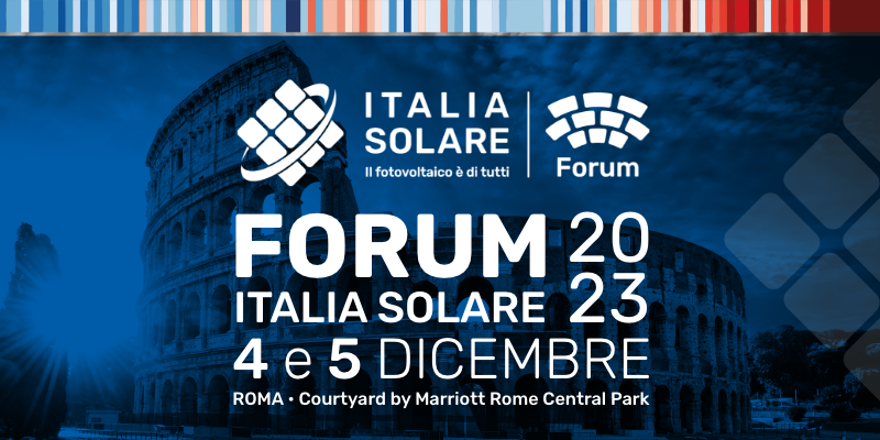 Presenti all'8° Forum di ITALIA SOLARE