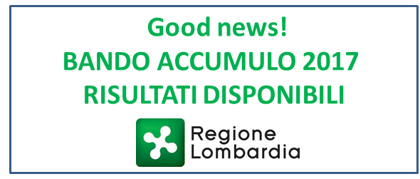 Bando Accumulo Regione Lombardia | Pubblicato BURL ufficiale